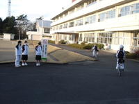 校内あいさつ運動３